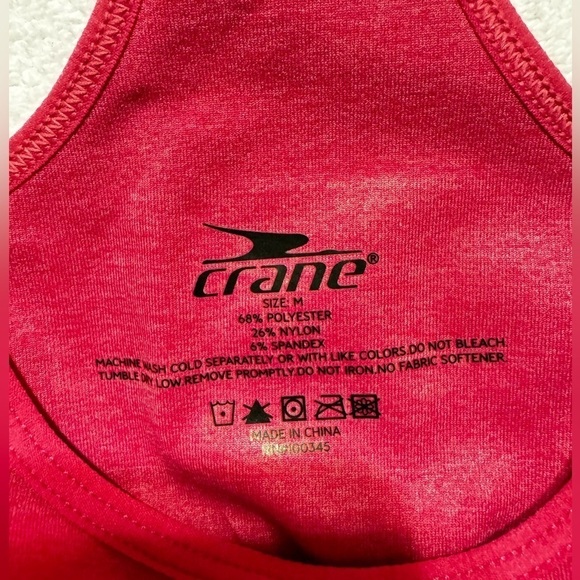 Crane Pink Sports Bra size Medium - Picture 3 of 3